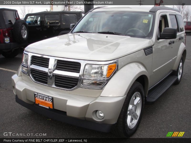 Light Graystone Pearl / Dark Khaki/Medium Khaki 2009 Dodge Nitro SLT 4x4