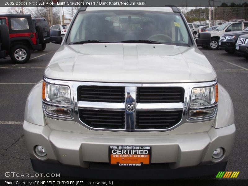 Light Graystone Pearl / Dark Khaki/Medium Khaki 2009 Dodge Nitro SLT 4x4