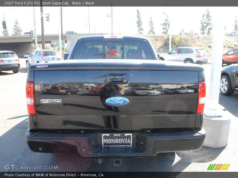 Black / Black 2007 Ford F150 FX2 Sport SuperCab