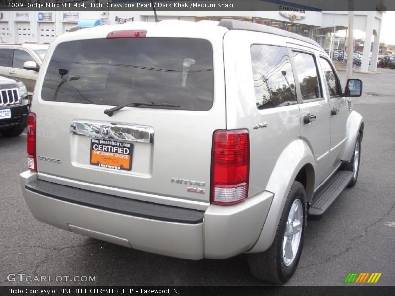 Light Graystone Pearl / Dark Khaki/Medium Khaki 2009 Dodge Nitro SLT 4x4