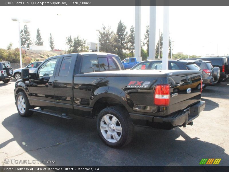 Black / Black 2007 Ford F150 FX2 Sport SuperCab