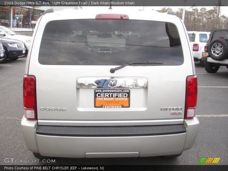 Light Graystone Pearl / Dark Khaki/Medium Khaki 2009 Dodge Nitro SLT 4x4