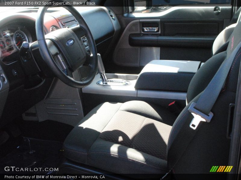 Black / Black 2007 Ford F150 FX2 Sport SuperCab