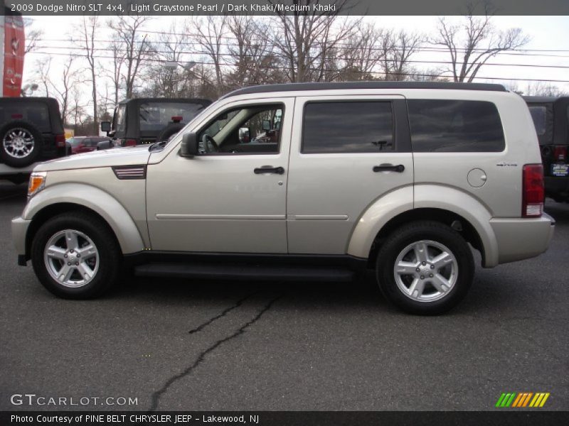 Light Graystone Pearl / Dark Khaki/Medium Khaki 2009 Dodge Nitro SLT 4x4