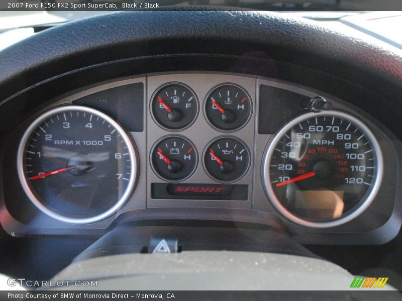 Black / Black 2007 Ford F150 FX2 Sport SuperCab