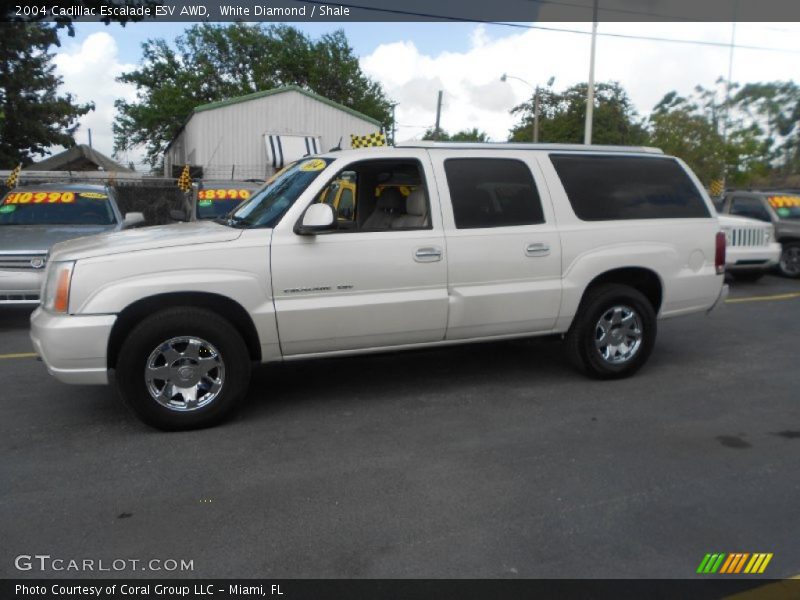 White Diamond / Shale 2004 Cadillac Escalade ESV AWD