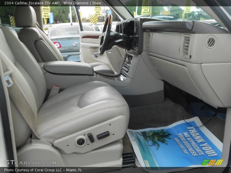 White Diamond / Shale 2004 Cadillac Escalade ESV AWD