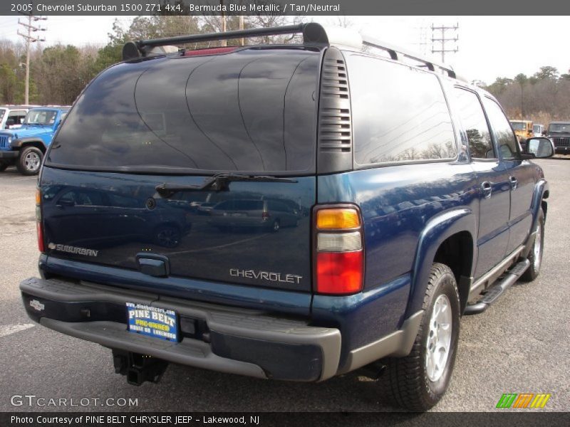 Bermuda Blue Metallic / Tan/Neutral 2005 Chevrolet Suburban 1500 Z71 4x4