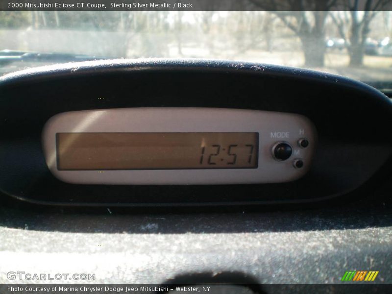 Sterling Silver Metallic / Black 2000 Mitsubishi Eclipse GT Coupe
