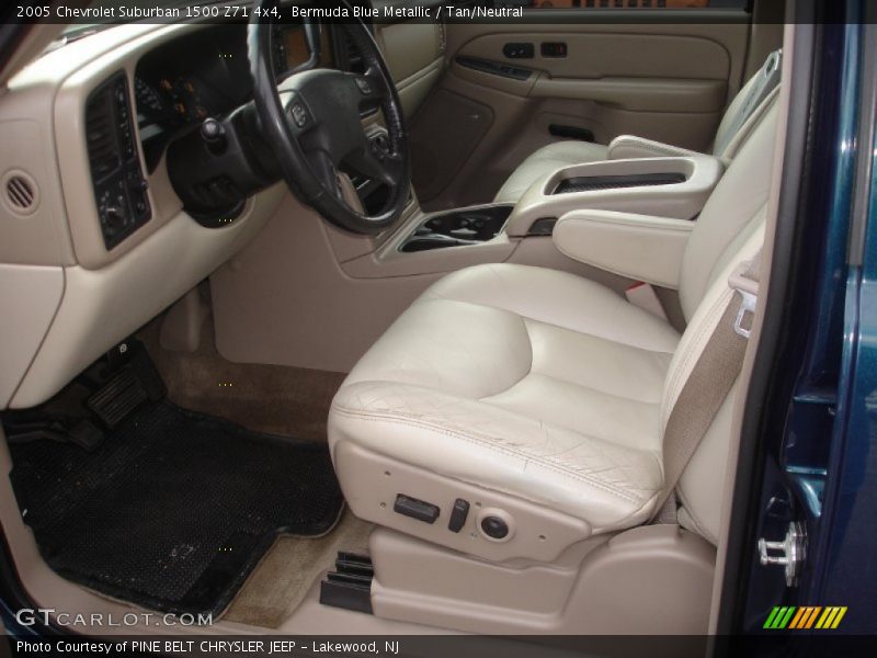 Bermuda Blue Metallic / Tan/Neutral 2005 Chevrolet Suburban 1500 Z71 4x4