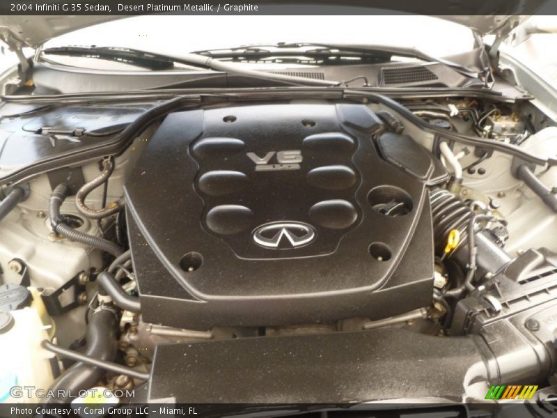 Desert Platinum Metallic / Graphite 2004 Infiniti G 35 Sedan