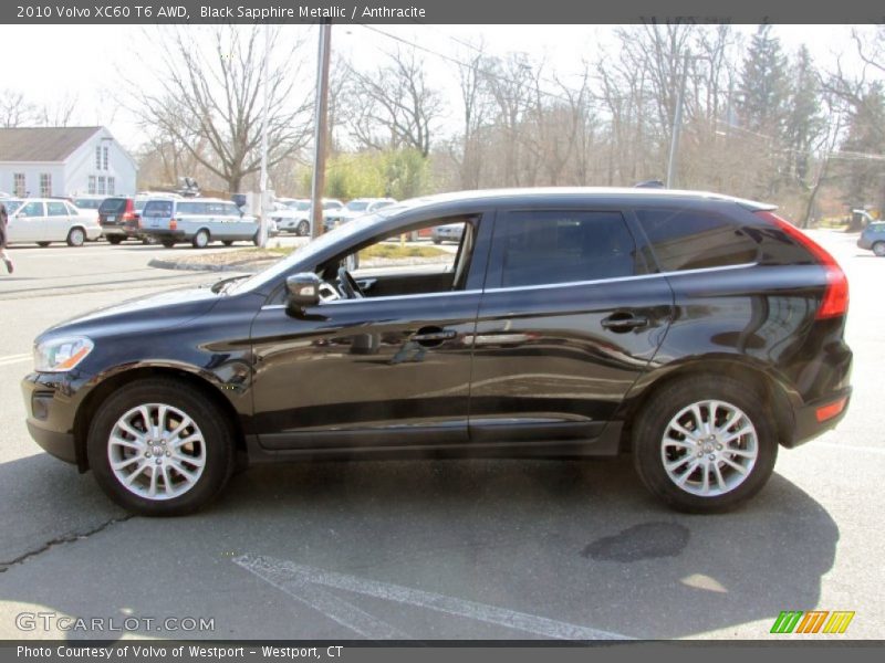 Black Sapphire Metallic / Anthracite 2010 Volvo XC60 T6 AWD