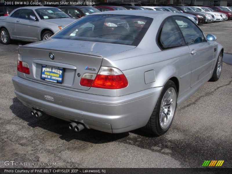 Titanium Silver Metallic / Black 2001 BMW M3 Coupe