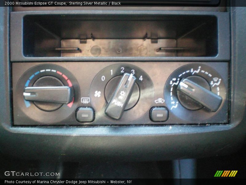 Sterling Silver Metallic / Black 2000 Mitsubishi Eclipse GT Coupe