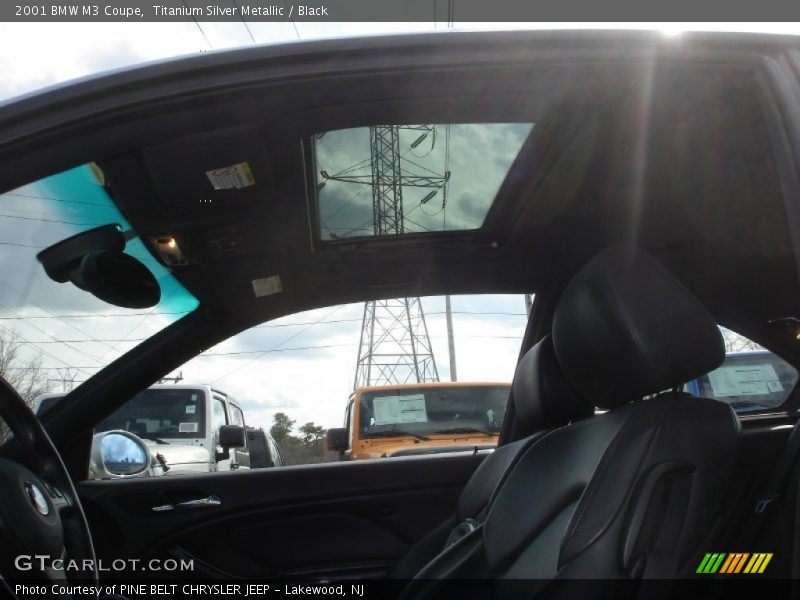 Titanium Silver Metallic / Black 2001 BMW M3 Coupe
