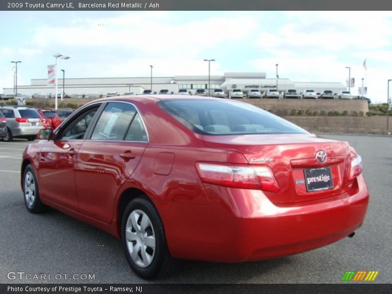 Barcelona Red Metallic / Ash 2009 Toyota Camry LE