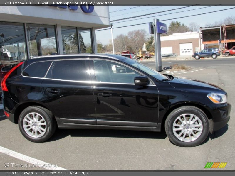 Black Sapphire Metallic / Sandstone 2010 Volvo XC60 T6 AWD