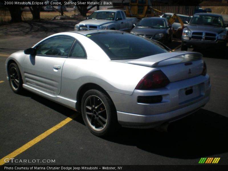 Sterling Silver Metallic / Black 2000 Mitsubishi Eclipse GT Coupe