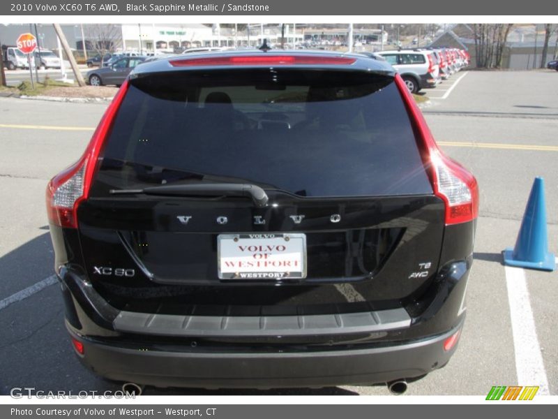 Black Sapphire Metallic / Sandstone 2010 Volvo XC60 T6 AWD