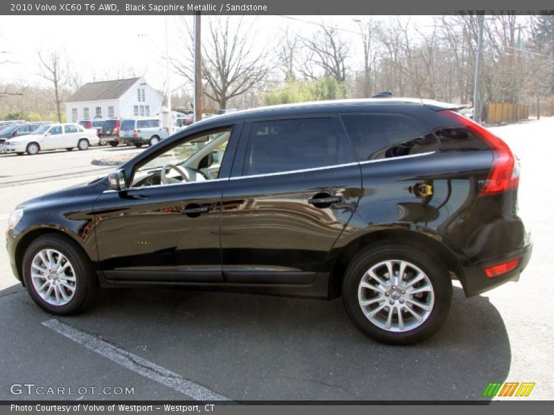 Black Sapphire Metallic / Sandstone 2010 Volvo XC60 T6 AWD