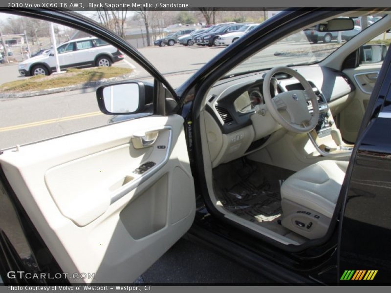 Black Sapphire Metallic / Sandstone 2010 Volvo XC60 T6 AWD