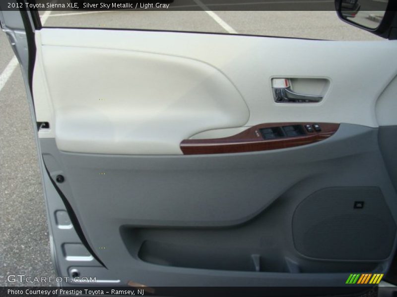 Silver Sky Metallic / Light Gray 2012 Toyota Sienna XLE