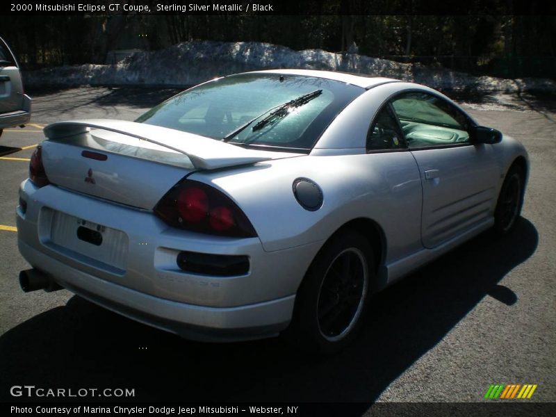 Sterling Silver Metallic / Black 2000 Mitsubishi Eclipse GT Coupe