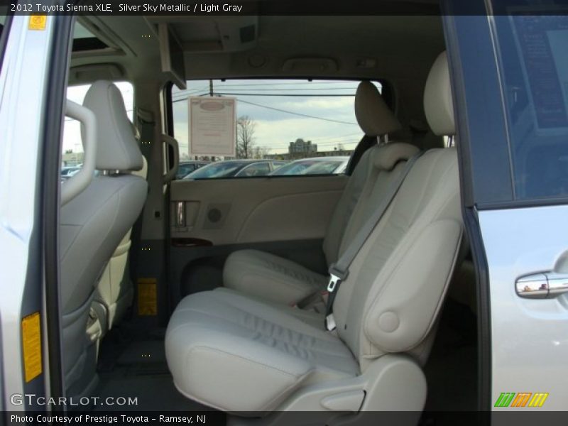 Silver Sky Metallic / Light Gray 2012 Toyota Sienna XLE