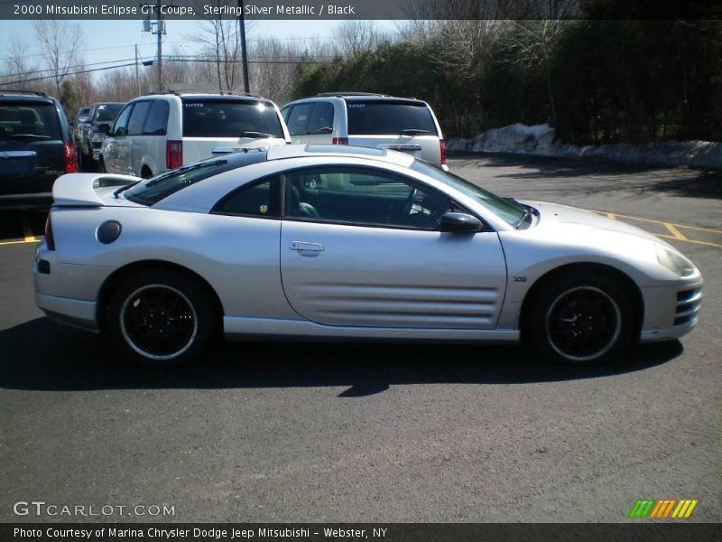 Sterling Silver Metallic / Black 2000 Mitsubishi Eclipse GT Coupe