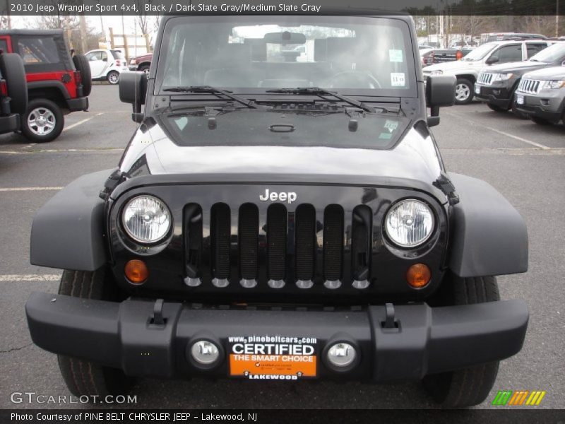 Black / Dark Slate Gray/Medium Slate Gray 2010 Jeep Wrangler Sport 4x4