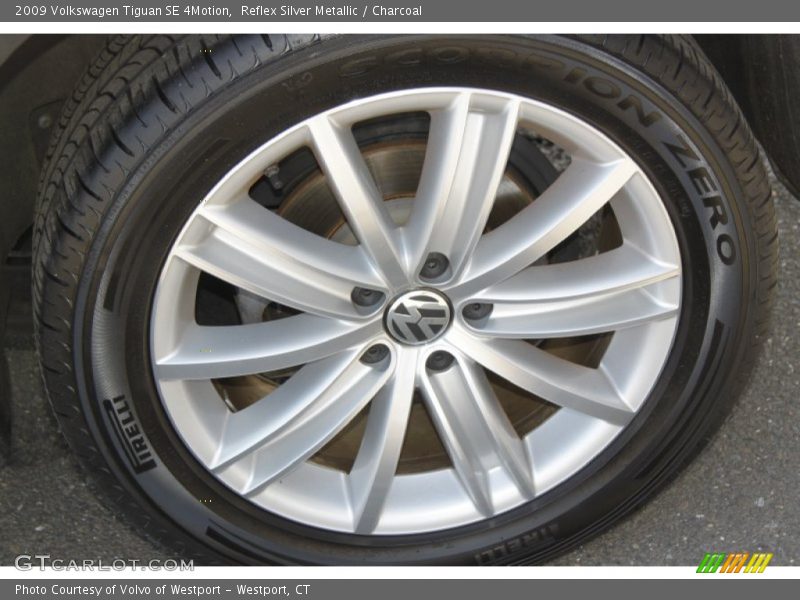 Reflex Silver Metallic / Charcoal 2009 Volkswagen Tiguan SE 4Motion