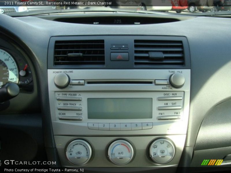 Barcelona Red Metallic / Dark Charcoal 2011 Toyota Camry SE