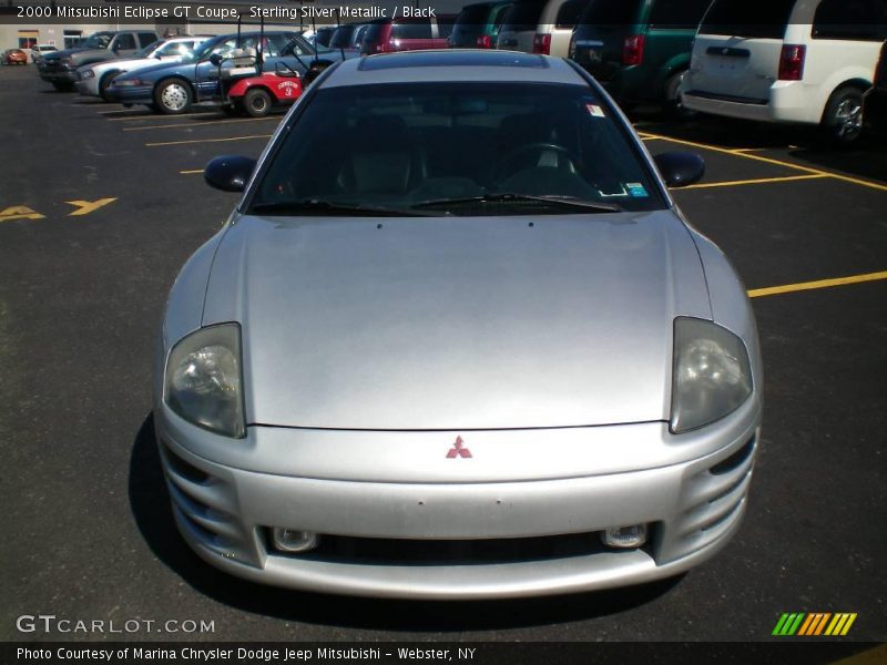 Sterling Silver Metallic / Black 2000 Mitsubishi Eclipse GT Coupe