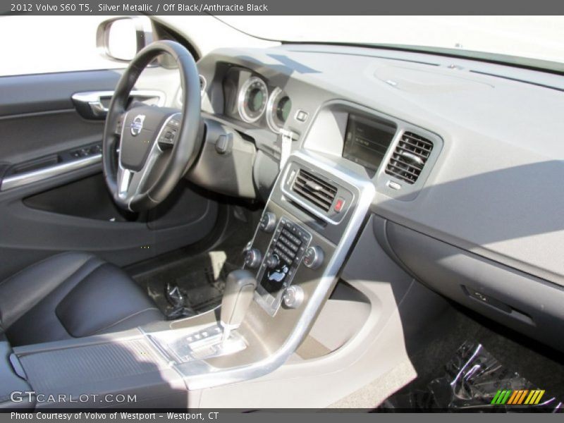 Silver Metallic / Off Black/Anthracite Black 2012 Volvo S60 T5