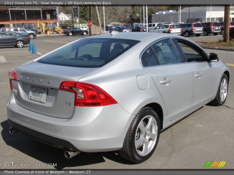 Silver Metallic / Off Black/Anthracite Black 2012 Volvo S60 T5