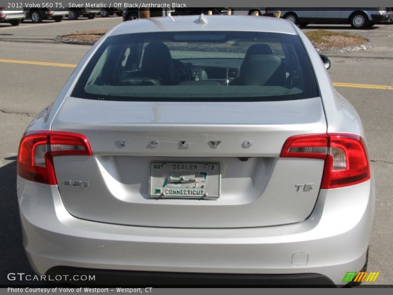 Silver Metallic / Off Black/Anthracite Black 2012 Volvo S60 T5