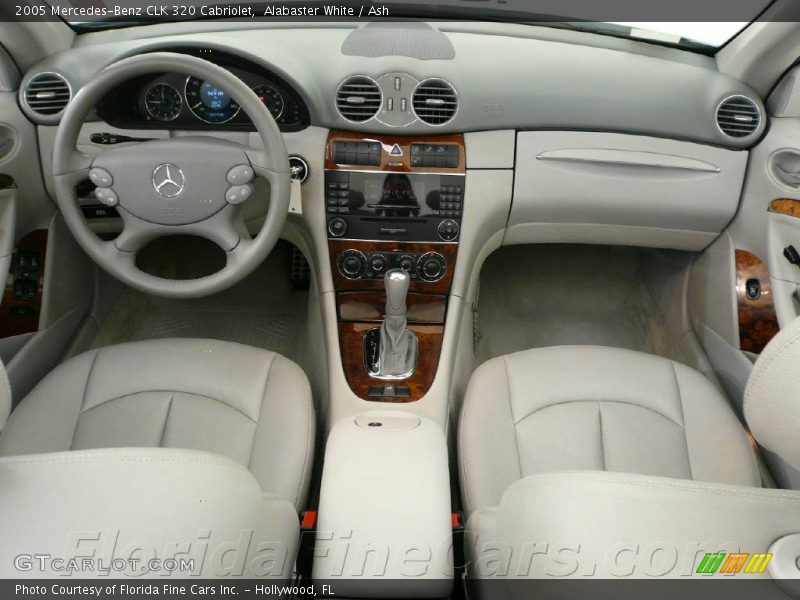 Alabaster White / Ash 2005 Mercedes-Benz CLK 320 Cabriolet