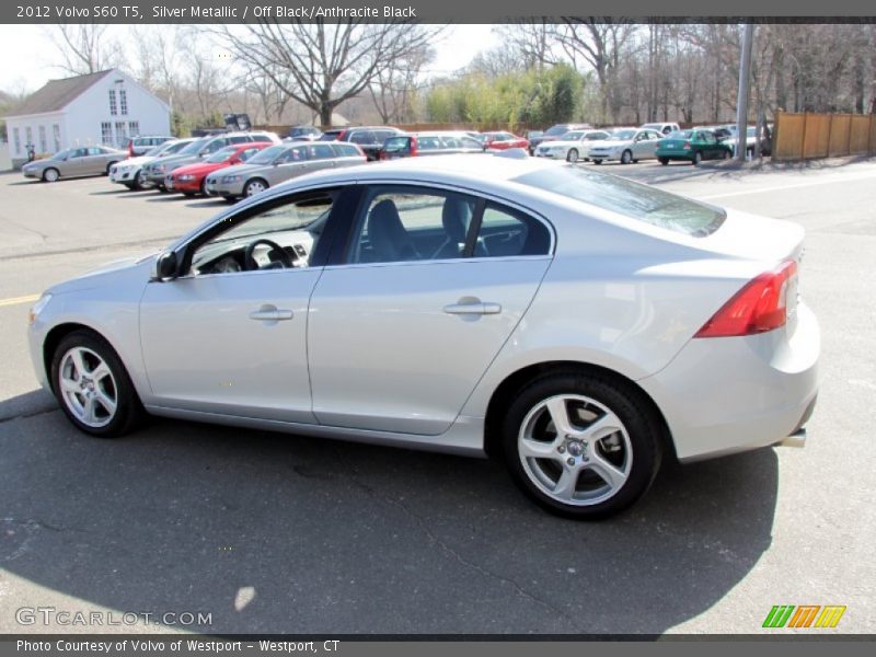 Silver Metallic / Off Black/Anthracite Black 2012 Volvo S60 T5