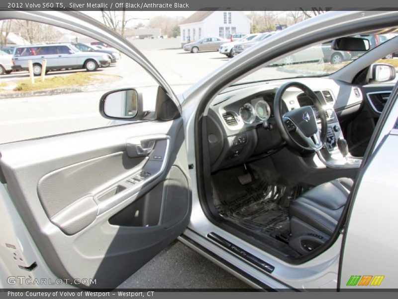 Silver Metallic / Off Black/Anthracite Black 2012 Volvo S60 T5
