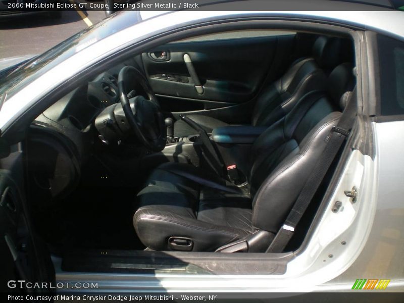 Sterling Silver Metallic / Black 2000 Mitsubishi Eclipse GT Coupe
