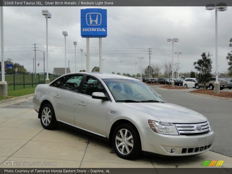 Silver Birch Metallic / Medium Light Stone 2008 Ford Taurus SEL