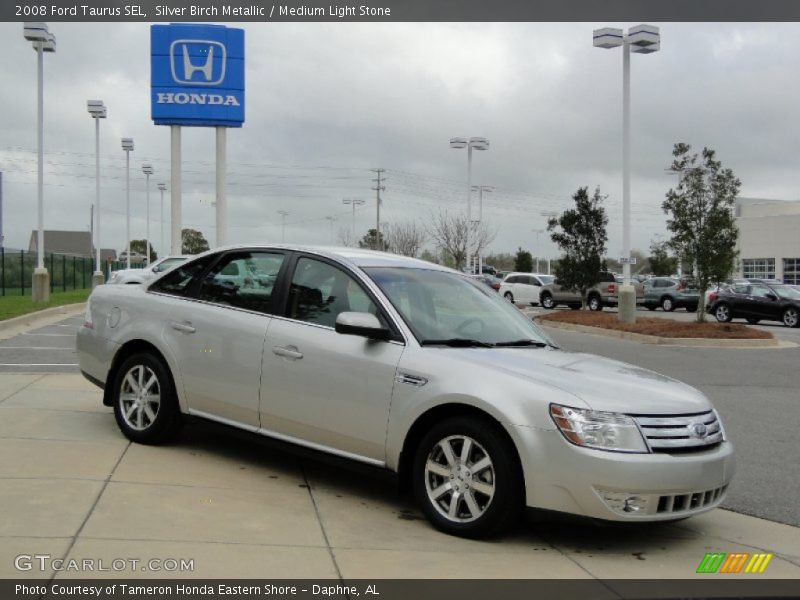 Silver Birch Metallic / Medium Light Stone 2008 Ford Taurus SEL