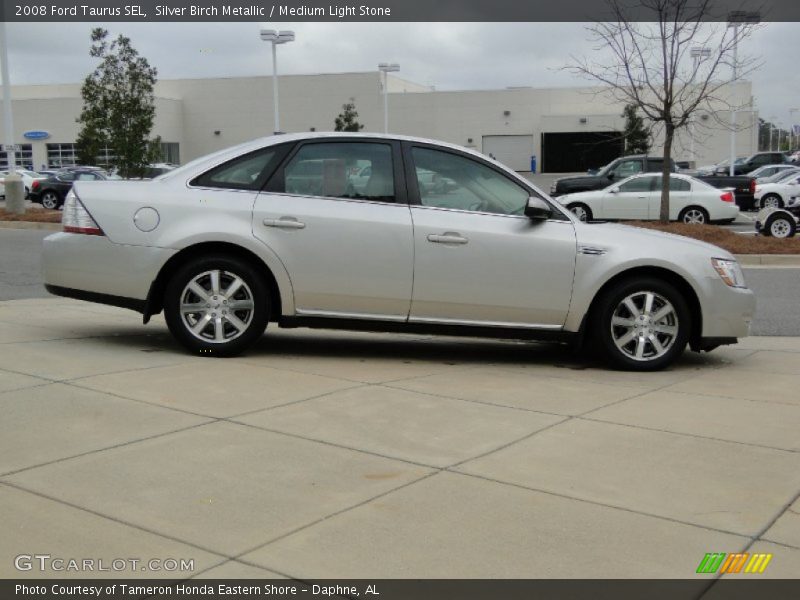 Silver Birch Metallic / Medium Light Stone 2008 Ford Taurus SEL
