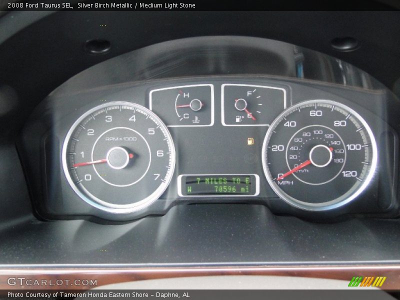 Silver Birch Metallic / Medium Light Stone 2008 Ford Taurus SEL