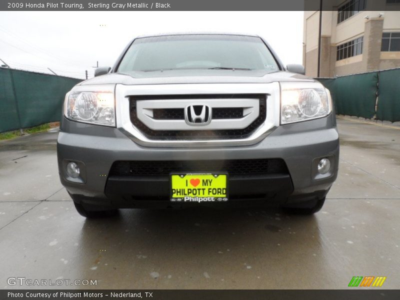 Sterling Gray Metallic / Black 2009 Honda Pilot Touring