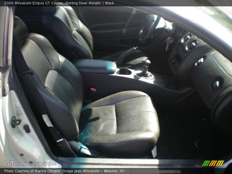 Sterling Silver Metallic / Black 2000 Mitsubishi Eclipse GT Coupe
