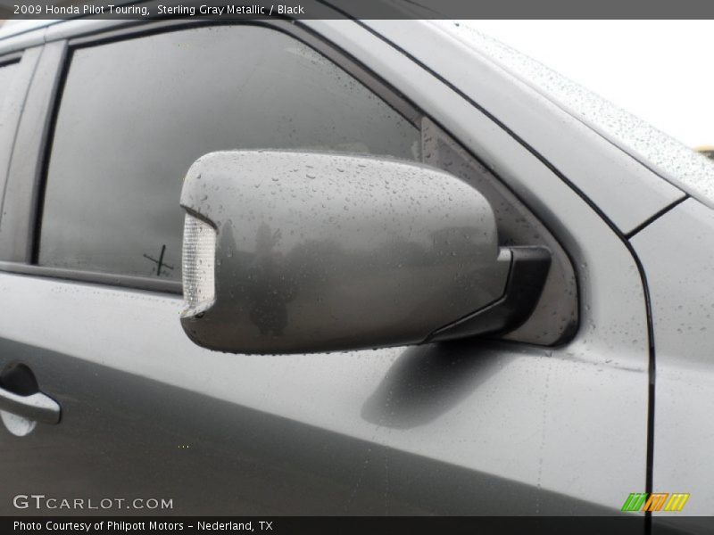 Sterling Gray Metallic / Black 2009 Honda Pilot Touring