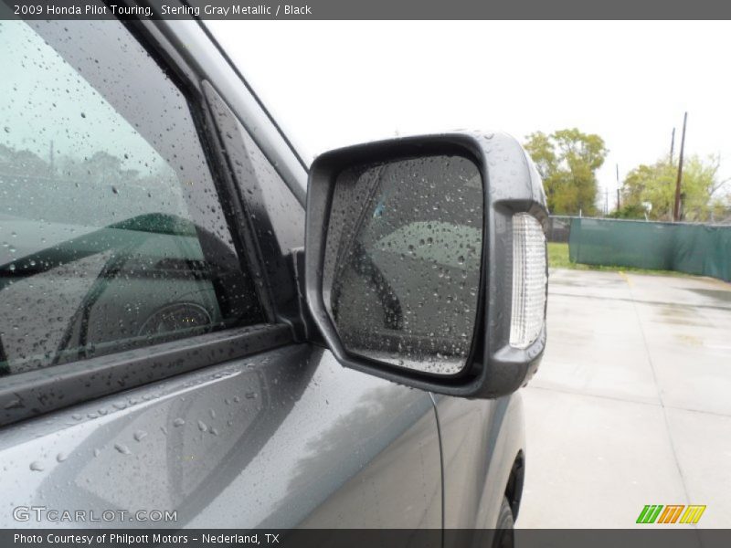 Sterling Gray Metallic / Black 2009 Honda Pilot Touring