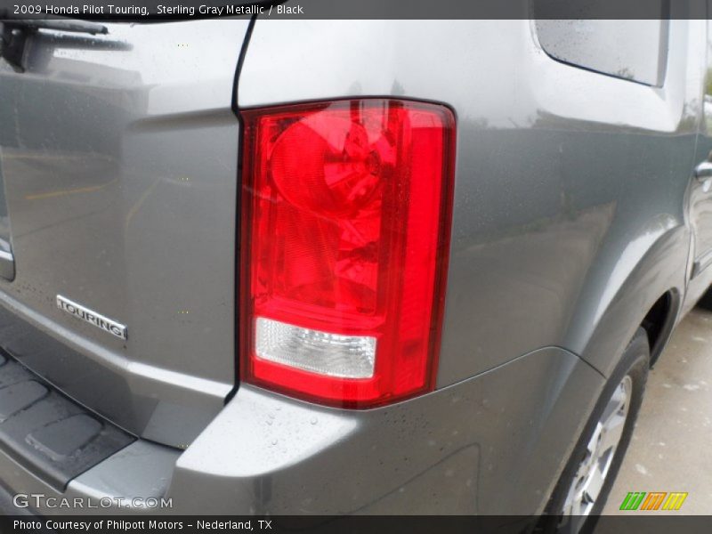 Sterling Gray Metallic / Black 2009 Honda Pilot Touring