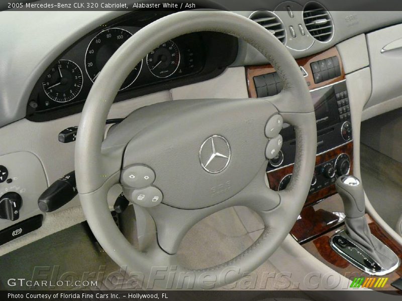 Alabaster White / Ash 2005 Mercedes-Benz CLK 320 Cabriolet
